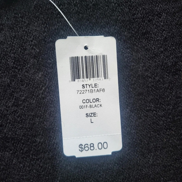 Kenzie Mohair Wool Batwing Sweater Top Womens Large Dark Academia Fall - Picture 8 of 10